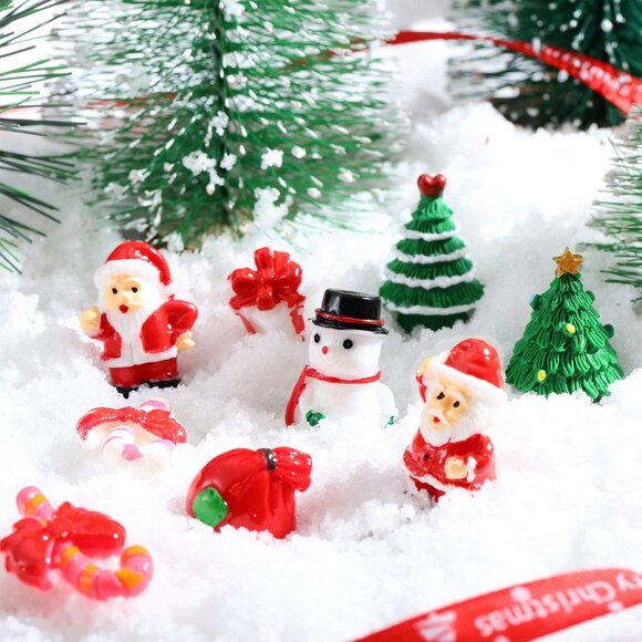 Adorable 50-Piece Xmas Ornament Set: Santa, Bells &...